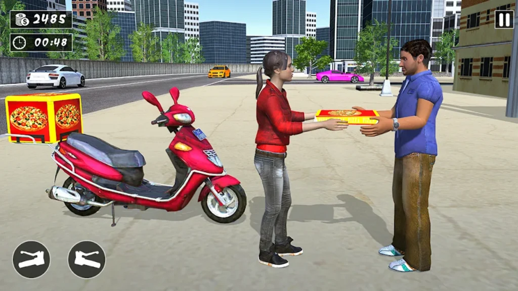 City Pizza Home Delivery 3d gameplay screenshot 2