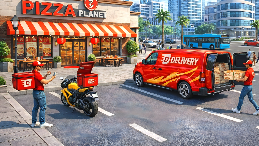City Pizza Home Delivery 3d gameplay screenshot 4