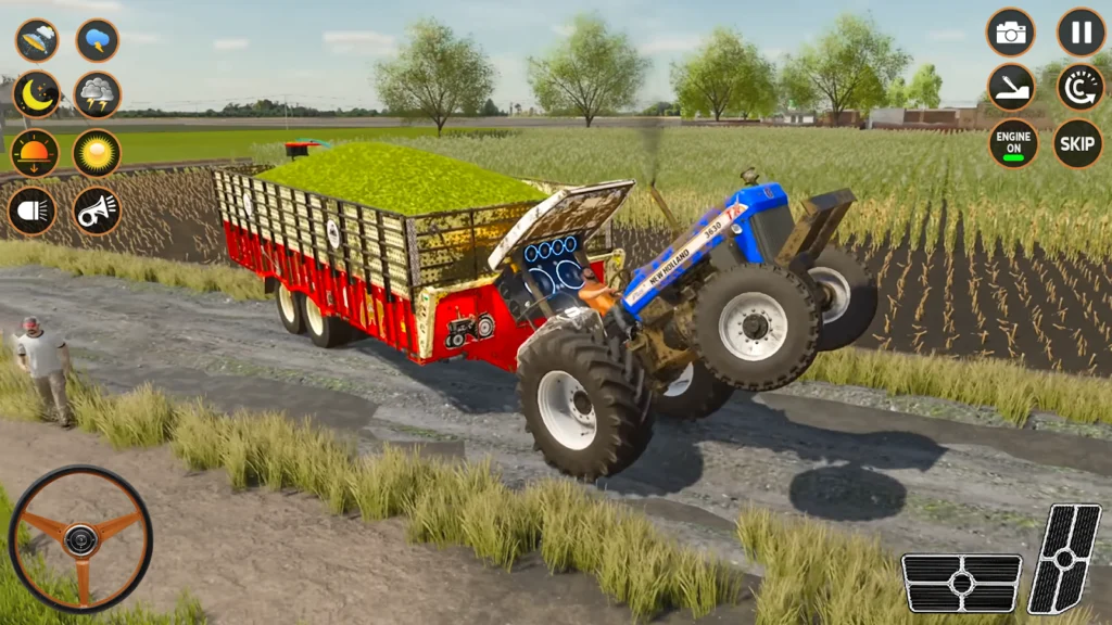 Farming Games - Indian Tractor gameplay screenshot 5