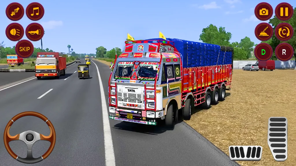 Indian Transporter Cargo Truck gameplay screenshot 1