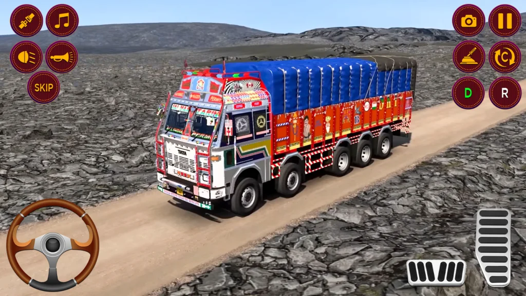 Indian Transporter Cargo Truck gameplay screenshot 2