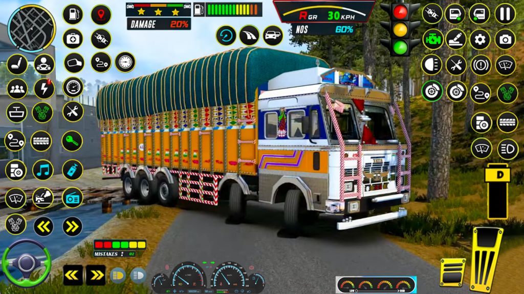 Indian Truck Game 3D Simulator gameplay screenshot 1