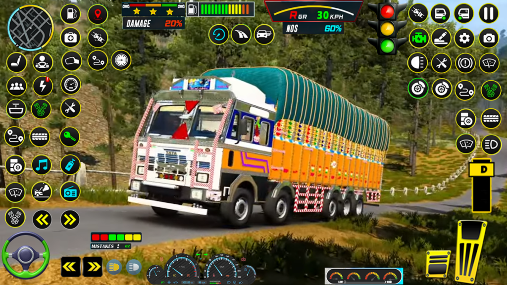 Indian Truck Game 3D Simulator gameplay screenshot 2