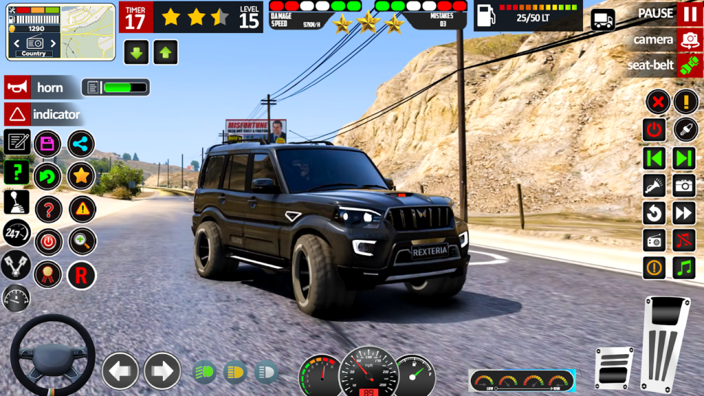 Offroad Jeep Driving Games 3d gameplay screenshot 5