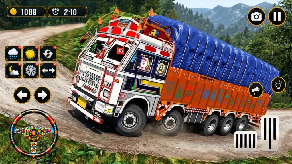 Real Indian Cargo Truck Game gameplay screenshot 3