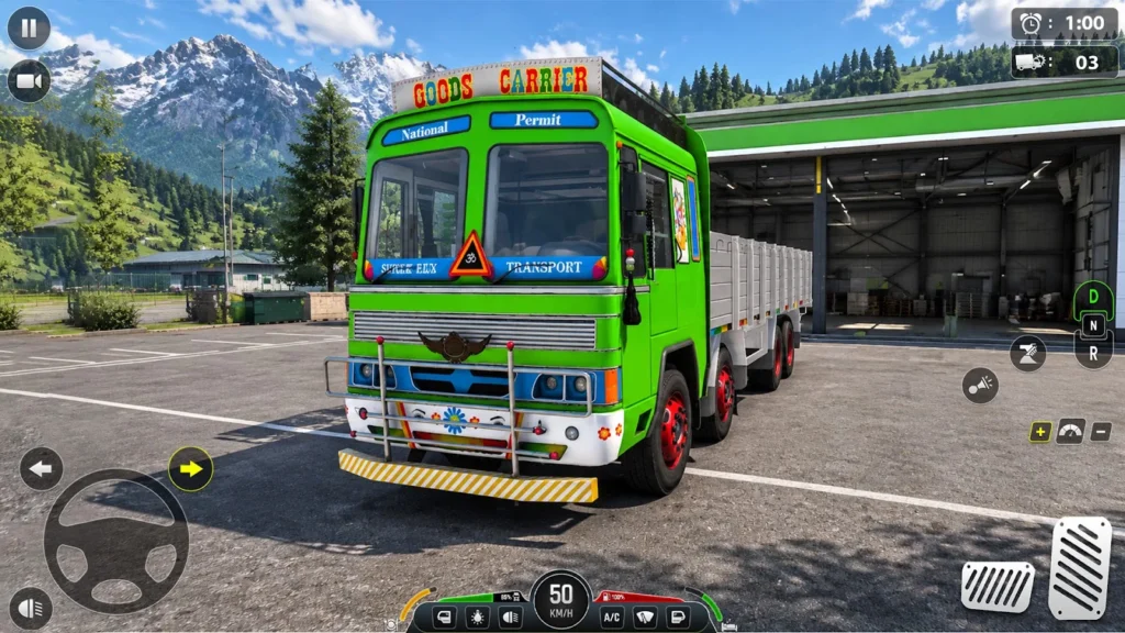 Real Indian Truck Driving Game gameplay screenshot 3