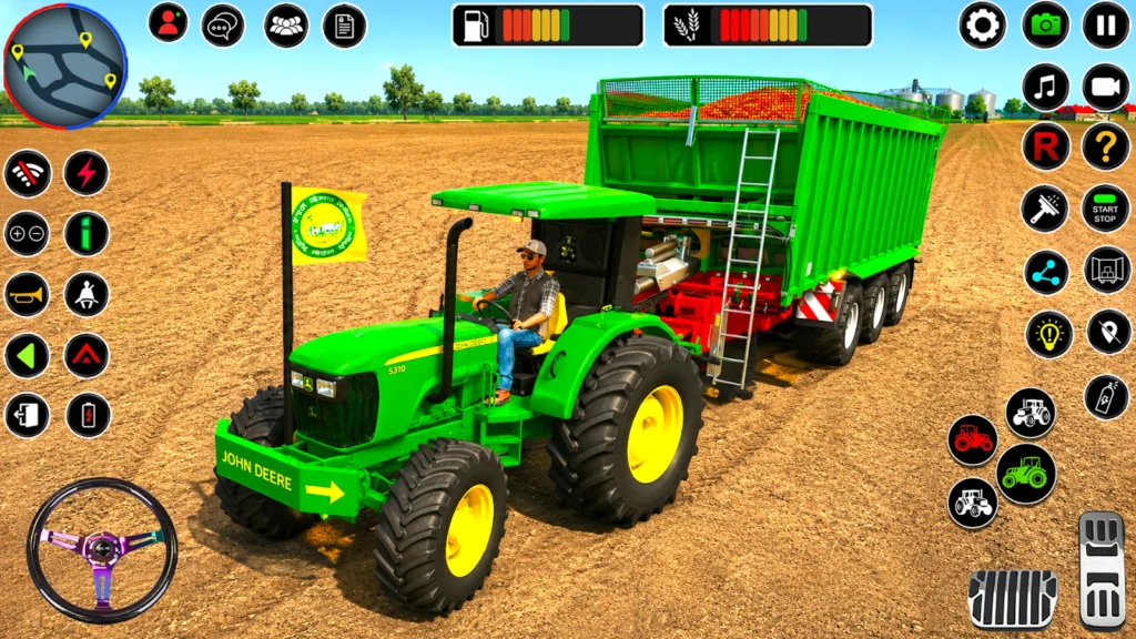 Tractor Farming Games 2023 gameplay screenshot 2