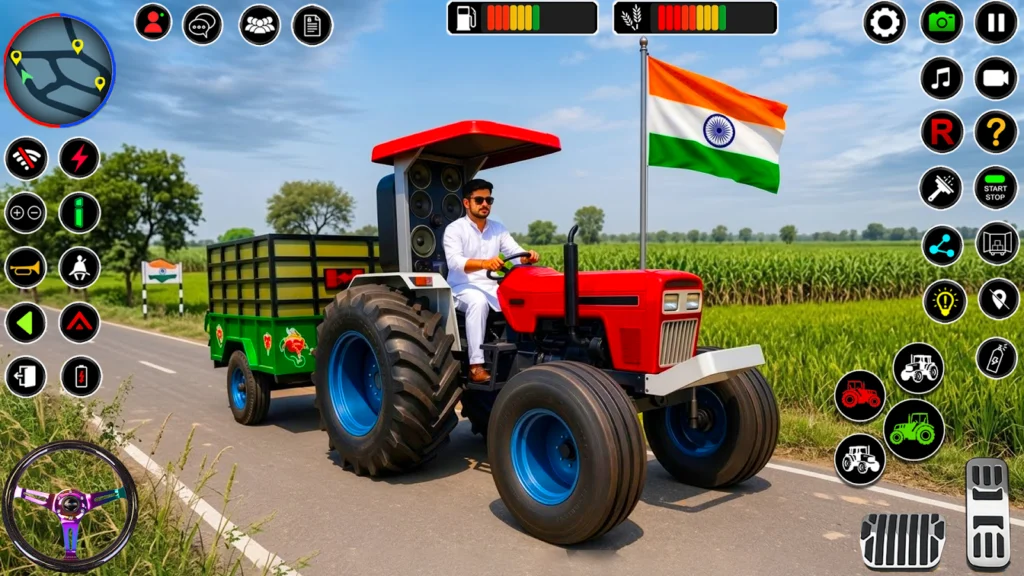 Tractor Farming Games 2023 gameplay screenshot 3