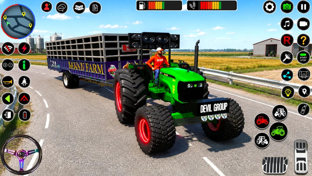 Tractor Farming Games 2023 gameplay screenshot 4