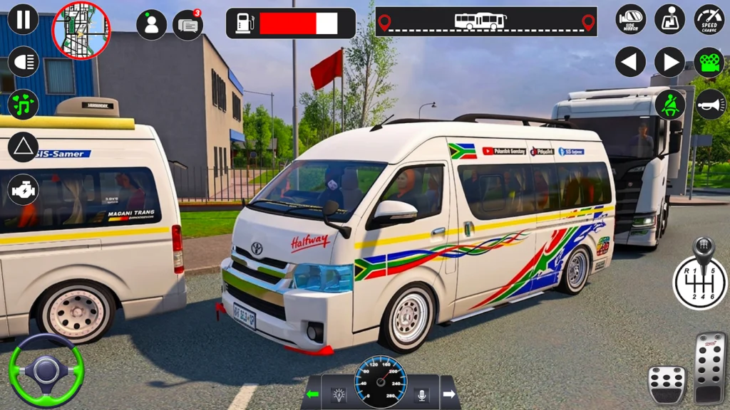 Van Simulator 3D: City Drive gameplay screenshot 1